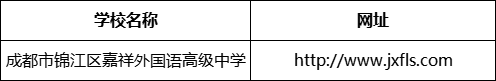 成都市錦江區(qū)嘉祥外國(guó)語高級(jí)中學(xué)網(wǎng)址是什么？