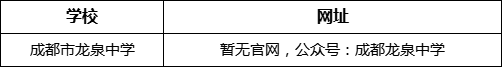 成都市龍泉中學網(wǎng)址是什么？