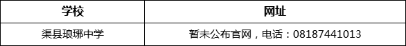 達(dá)州市渠縣瑯琊中學(xué)網(wǎng)址是什么？